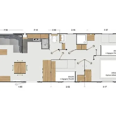 Mobilhome Les Viviers - Cap Ferret Lege-Cap-Ferret Exterior photo