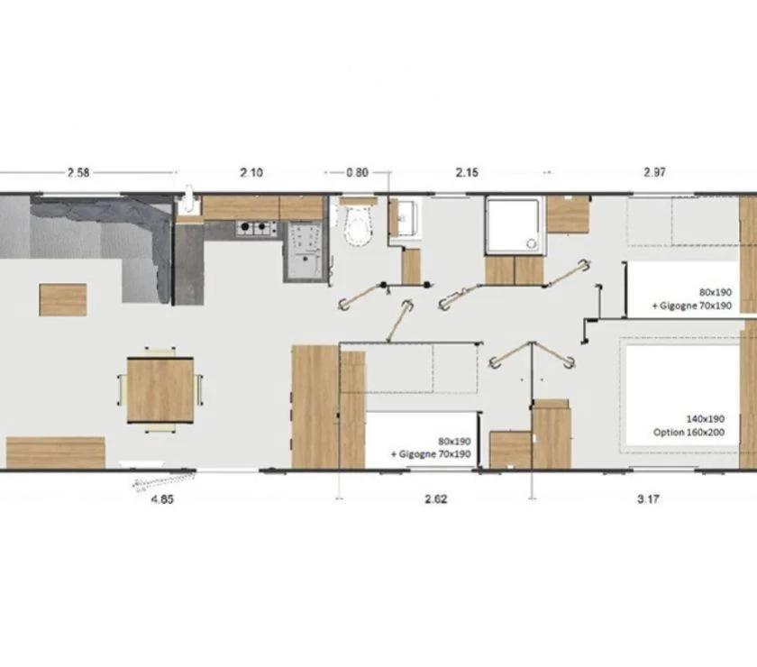 Mobilhome Les Viviers - Cap Ferret * Lege-Cap-Ferret